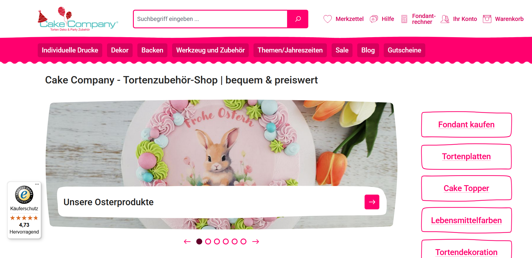 Cake Company – Onlineshop für Tortenzubehör